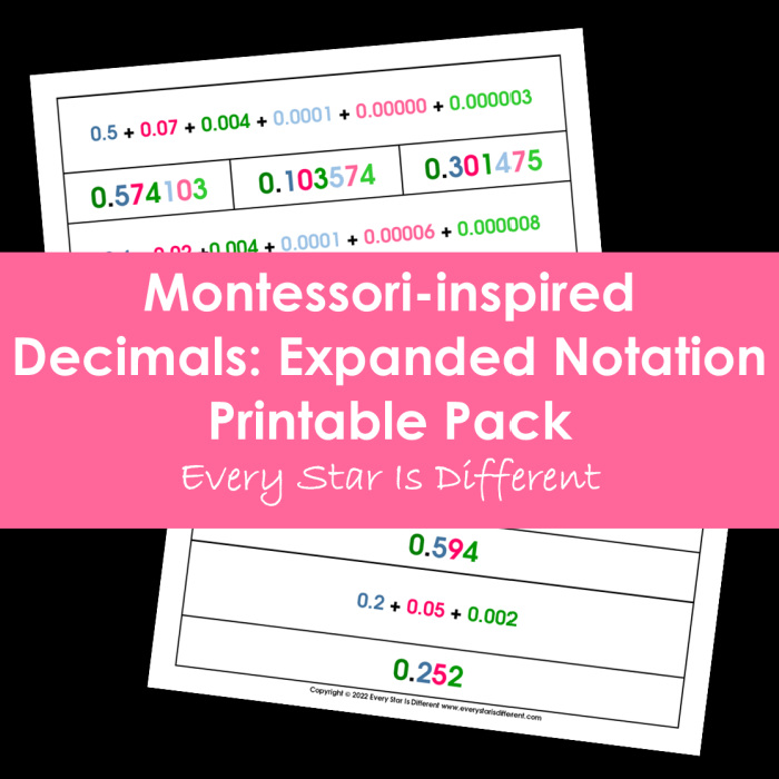 every-star-is-different-decimals-expanded-notation-printable-pack
